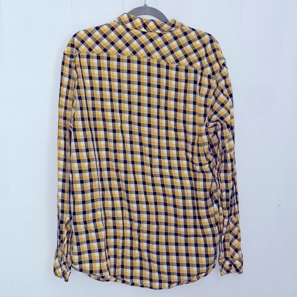 Barbour slim fit business casual preppy button up shirt Men’s L plaid colorful - Picture 2 of 7